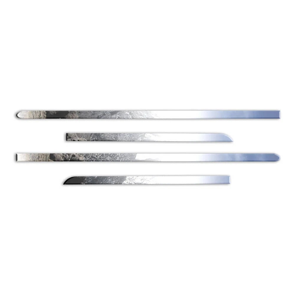 Chrome Flat Body Side Trim Molding Stainless for 07-14 Ford Edge/Lincoln MKX