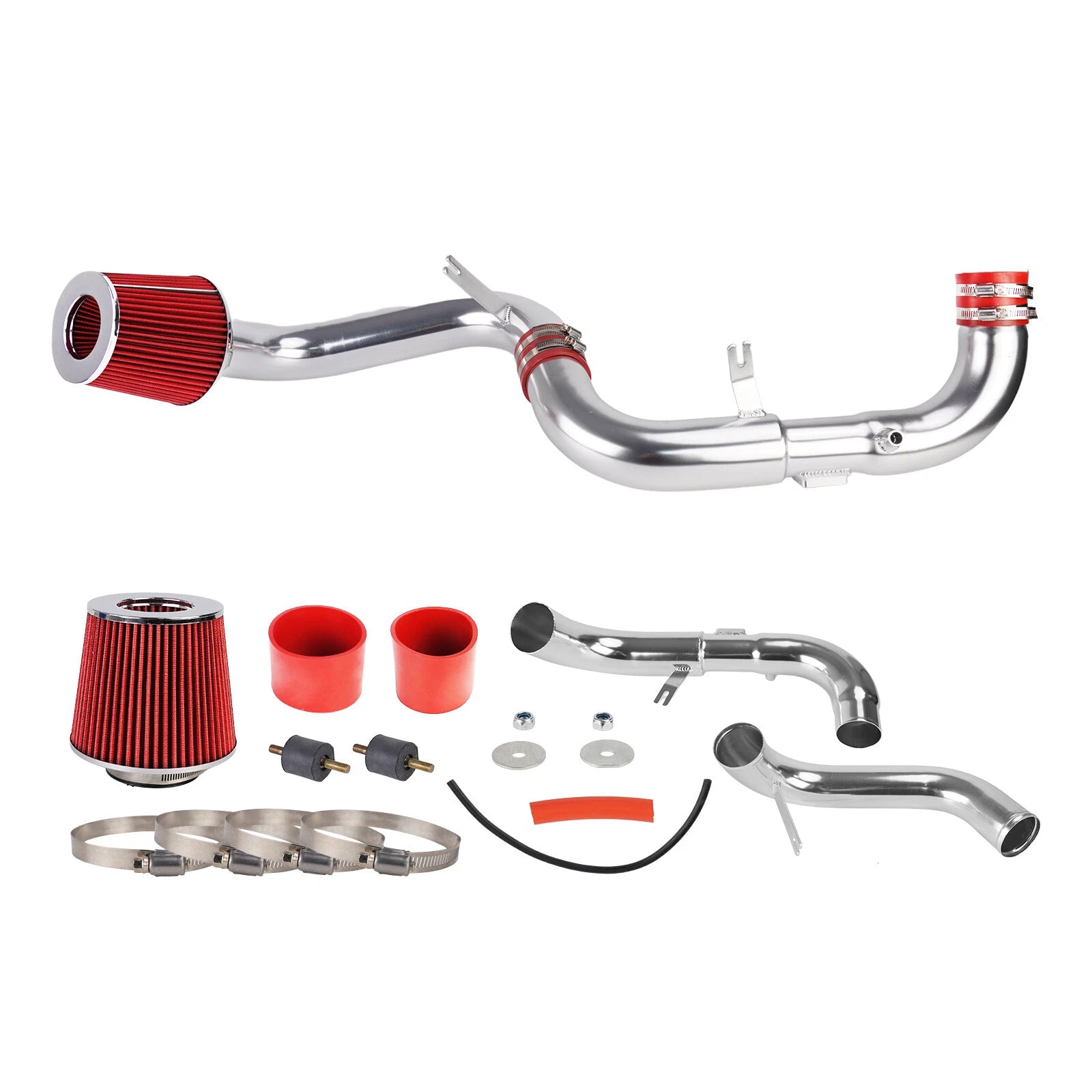 Air Intake Kit Red Filter for Honda Civic EX LX DX (2006–2011) 1.8L L4