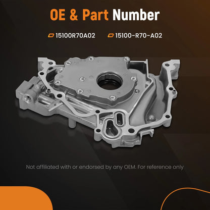 Engine Oil Pump for Honda Accord Odyssey Pilot Crosstour (2008–2017)