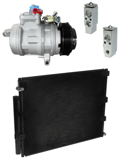A/C Compressor Kit With Condenser for Land Cruiser 4.7L (2002–2007)