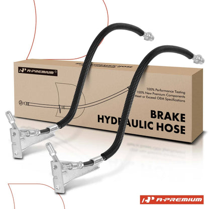 2X Rear Brake Hydraulic Hose for GMC Chevy T6500 T7500 (1997–2002)