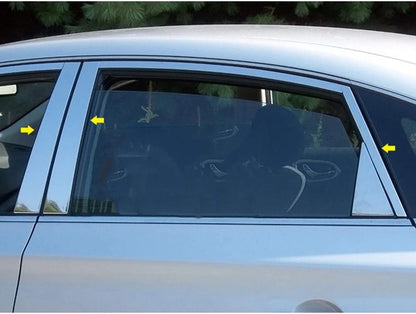 6pc. Luxury FX Chrome Pillar Post Trim For 2013-2019 Nissan Sentra