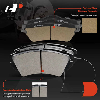 8x Ceramic Brake Pads for Chevrolet Caprice (2011–2017)
