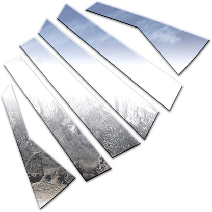 Luxury Chrome Pillar Post Trim 6pc for Honda Crosstour (2010–2015)