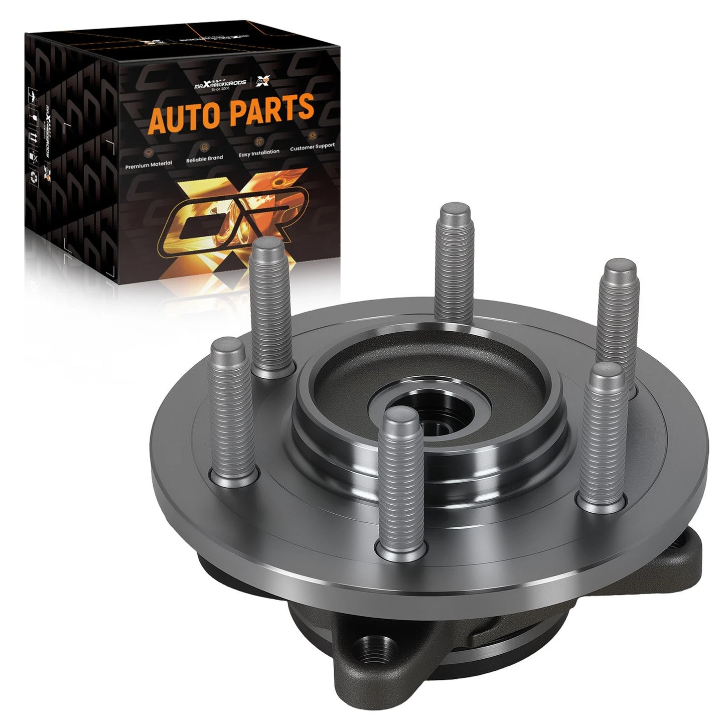Front Wheel Hub & Bearing for Ford F-150 Heritage 515046 WB15046 6 Stud (1997–2004)
