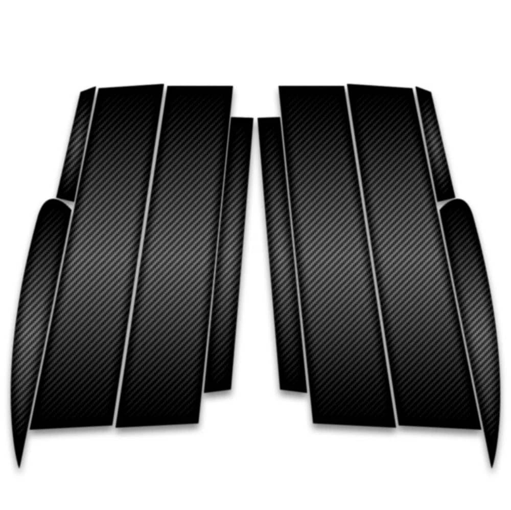 10pc Carbon Fiber Pillar Post Covers for 2021-2025 Buick Envision