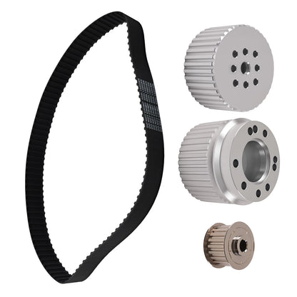 Belt Drive Pulley Set for Chevrolet Small Block 283-400 (1957–1967)