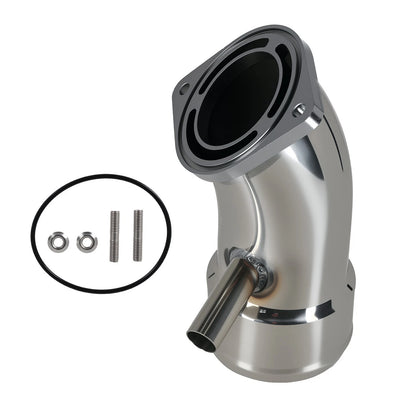 3.5" Polished Turbo Intake Horn Kit for GM Duramax 6.6L L5P (2017–2019)