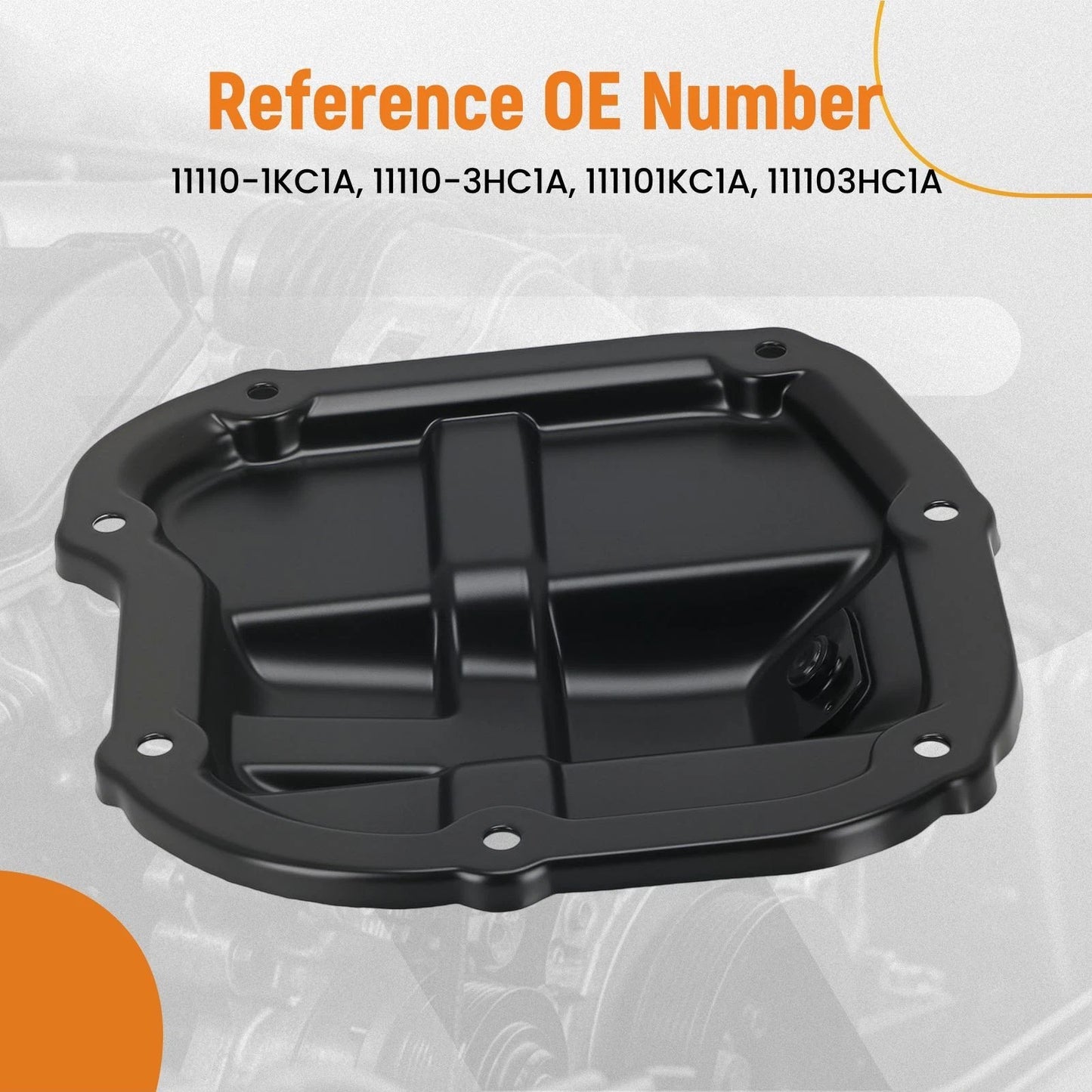 Engine Oil Pan for Nissan Micra L4 1.6L (2015–2018)