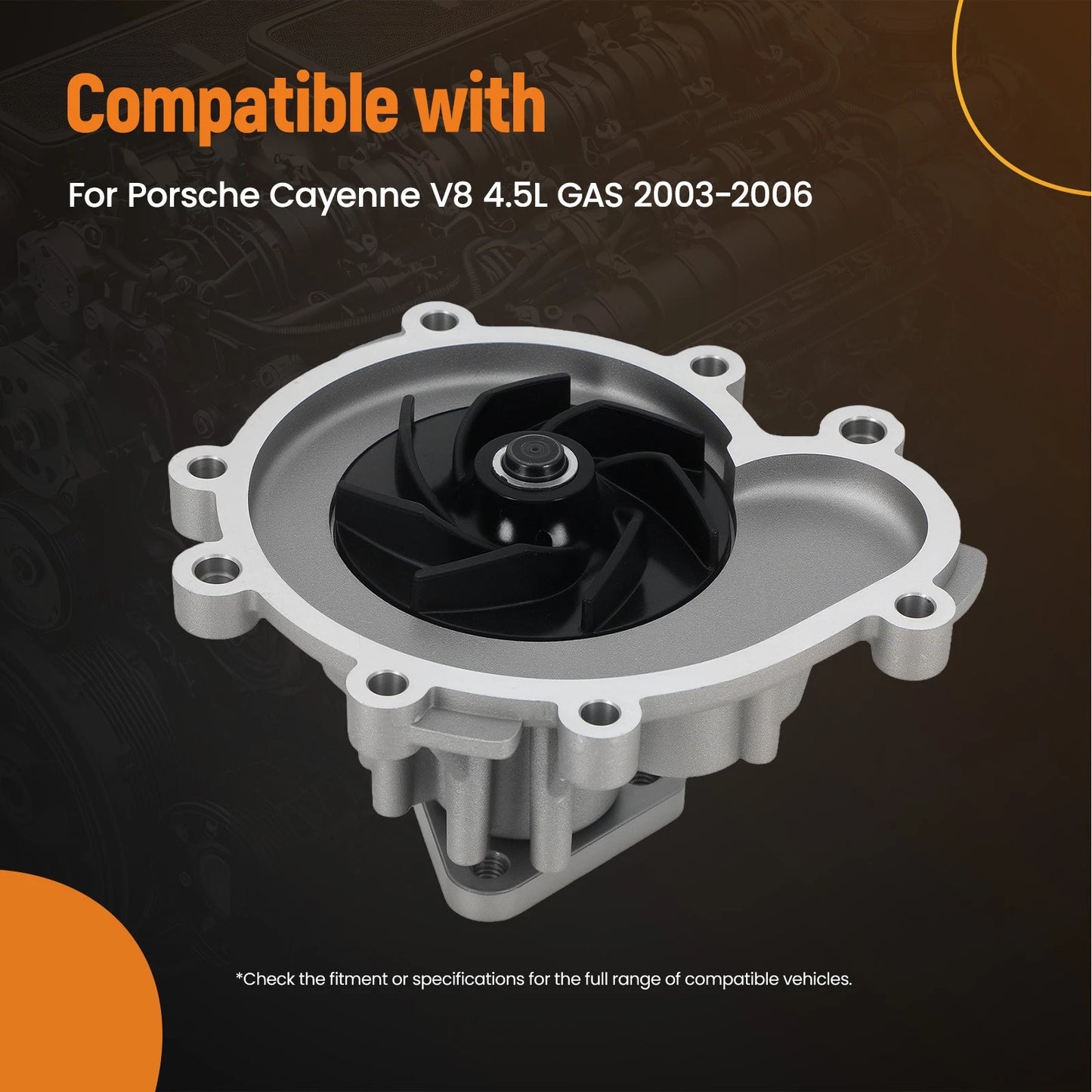 Engine Coolant Pump for Porsche Cayenne V8 4.5L (2003–2006)