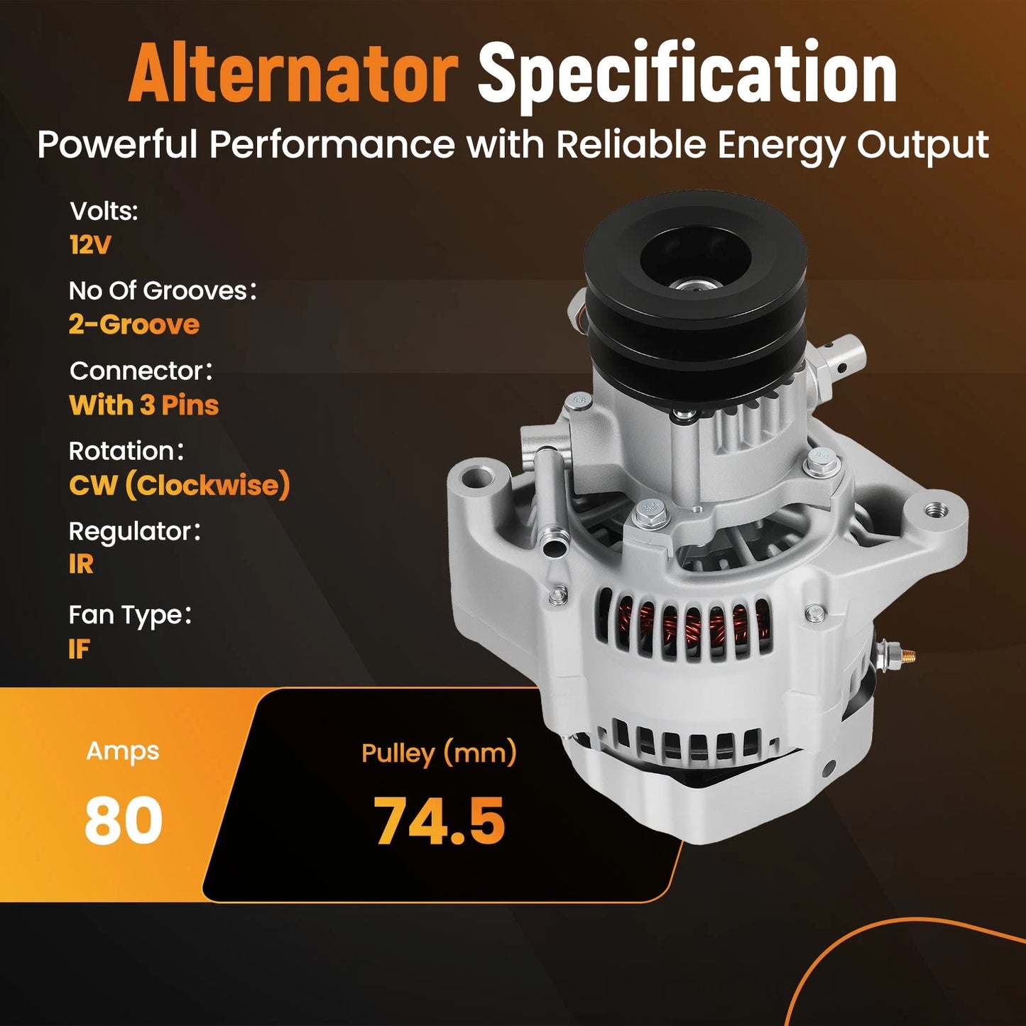 Alternator for Toyota Hi-Lux and 4-Runner (1989–2005)