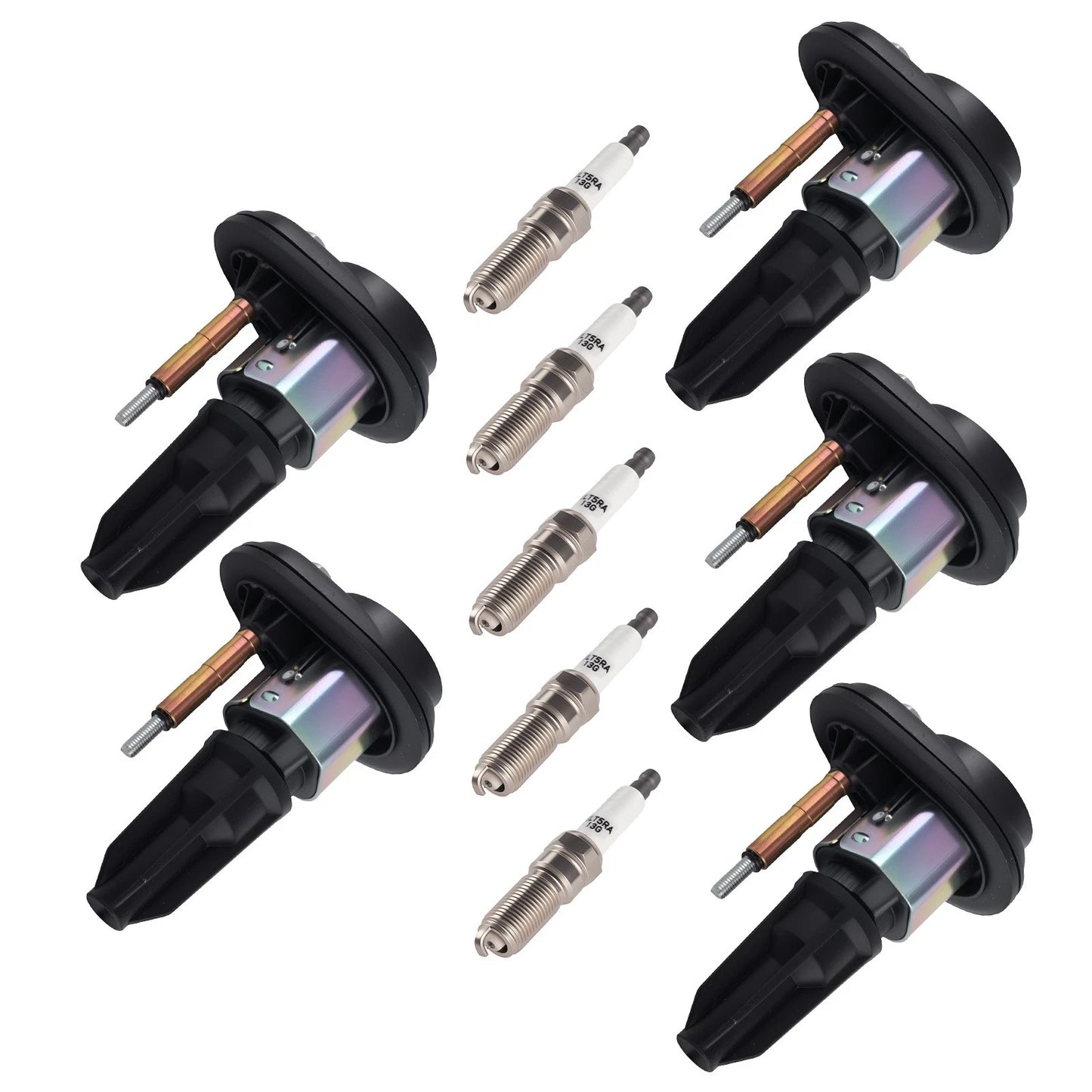Ignition Coil & Spark Plug Set for Chevrolet Colorado H3 (2004-2006)