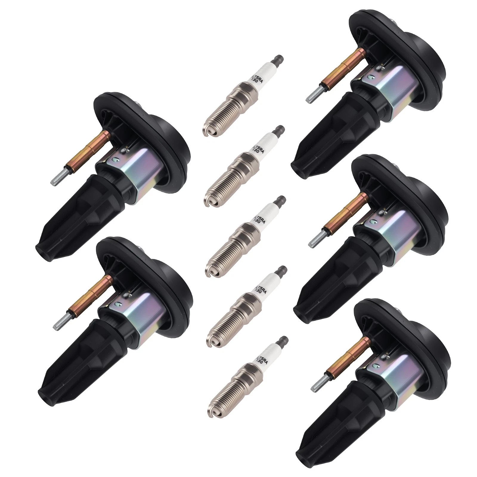 Ignition Coil & Spark Plug Set for Chevrolet Colorado H3 (2004-2006)