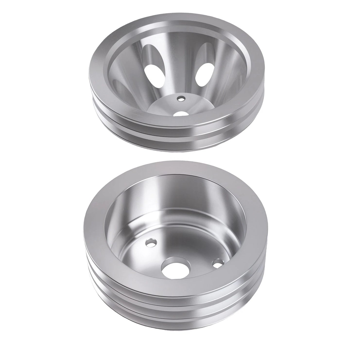 2&3 Groove Pulley for Chevrolet SB 265–400 (1960–1969) Aluminum Long Pump Kit