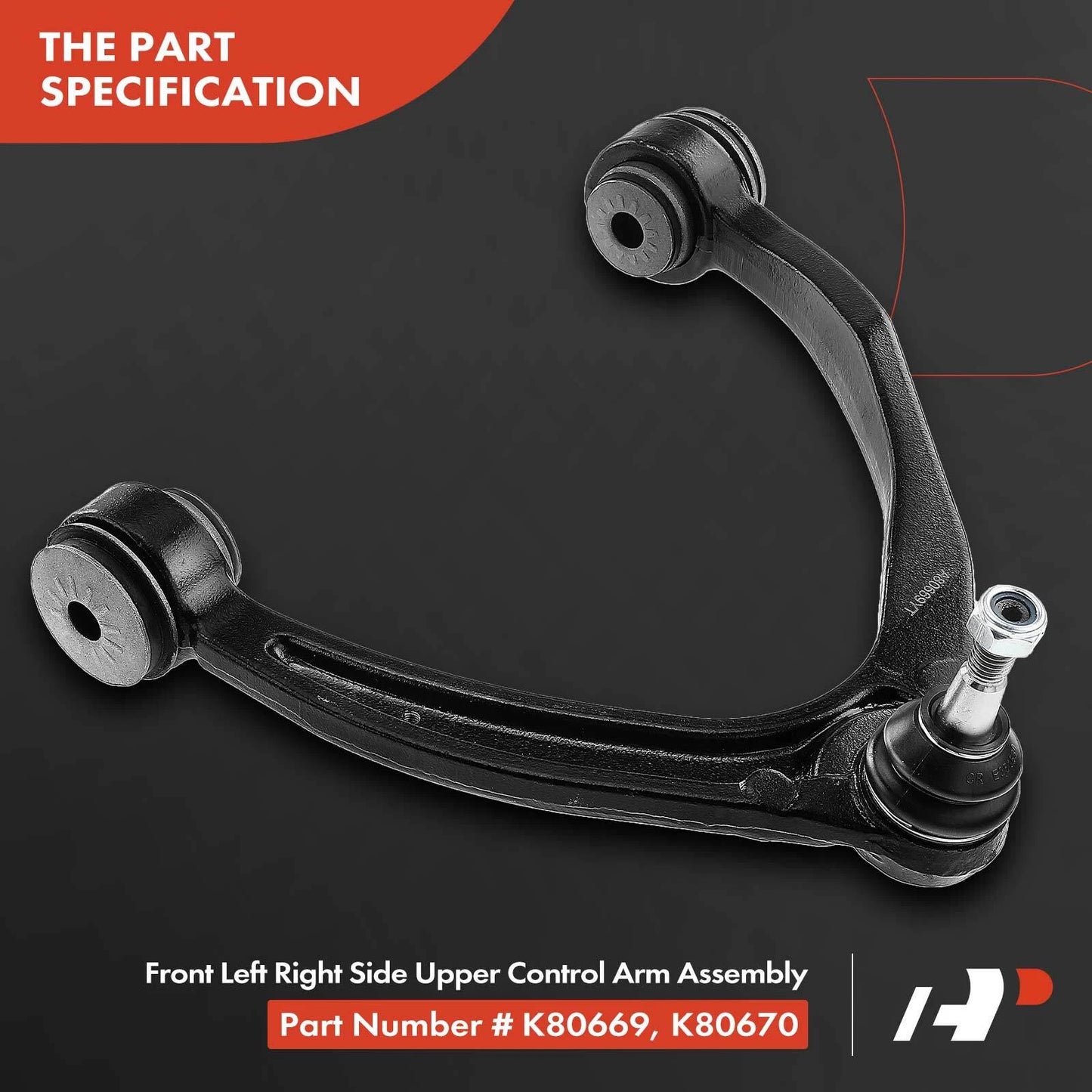 6X Front Upper Control Arm for Chevy Silverado 1500 GMC Sierra 1500 (2007–2018)