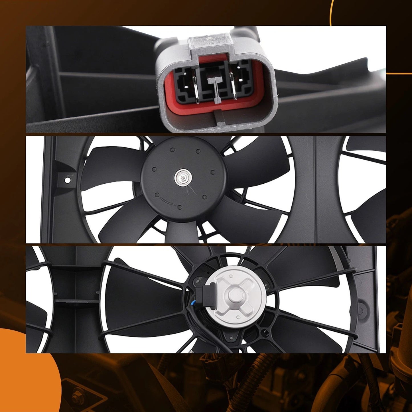 Cooling Fan for Honda Accord EX-L Sedan (2007–2007)