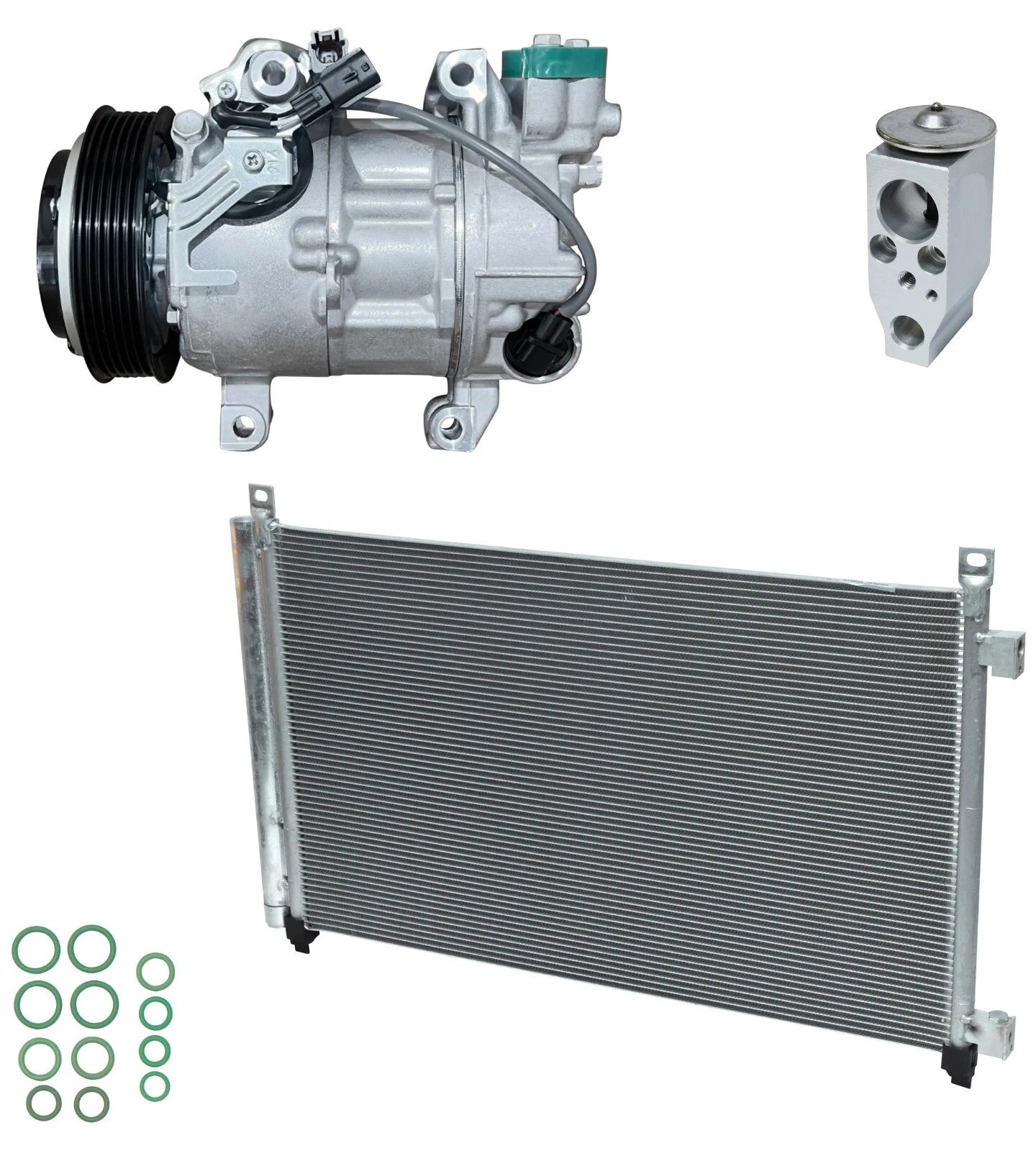A/C Compressor Kit with Condenser for Nissan Rogue 2.5L (2020–2024)