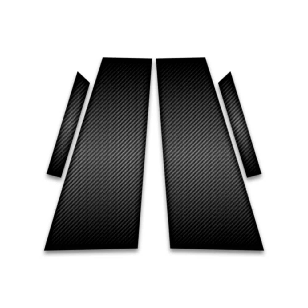 4pc Carbon Fiber Pillar Post Covers for 2014-2016 Mercedes-Benz CLA Class