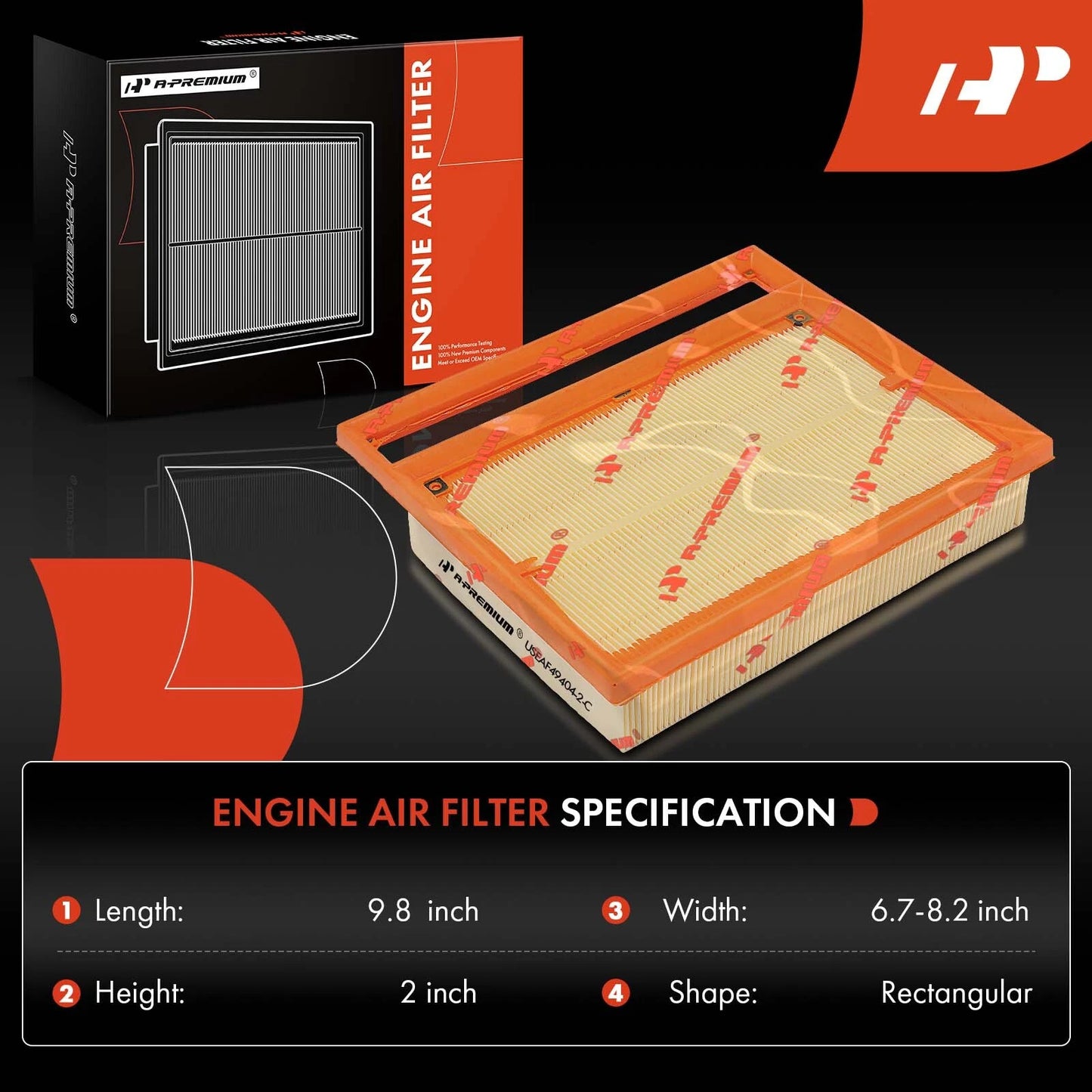 2X Engine Air Filter for Mercedes-Benz S63 AMG (2018)