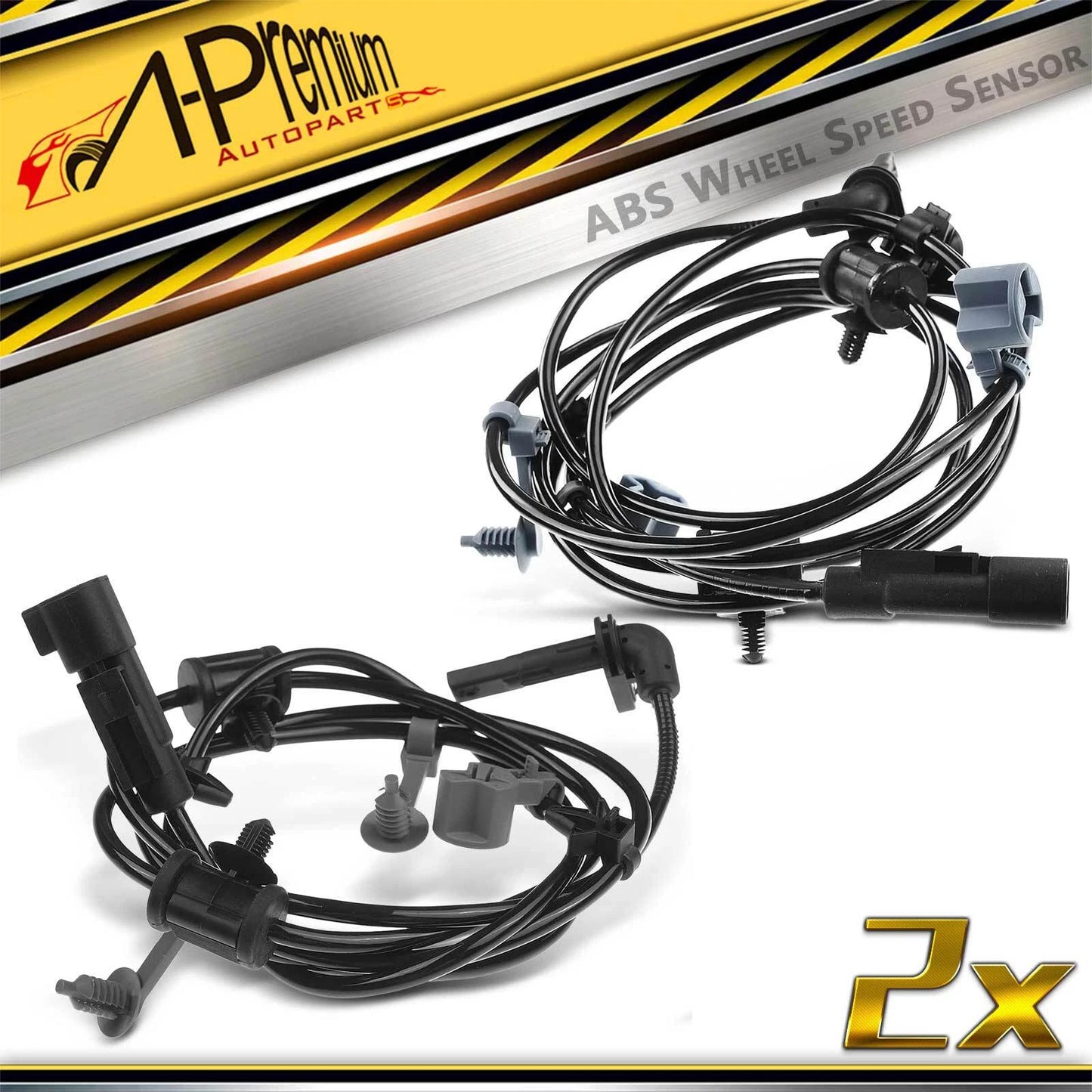 2X Rear ABS Wheel Speed Sensor for Buick LaCrosse Regal (2012–2017)