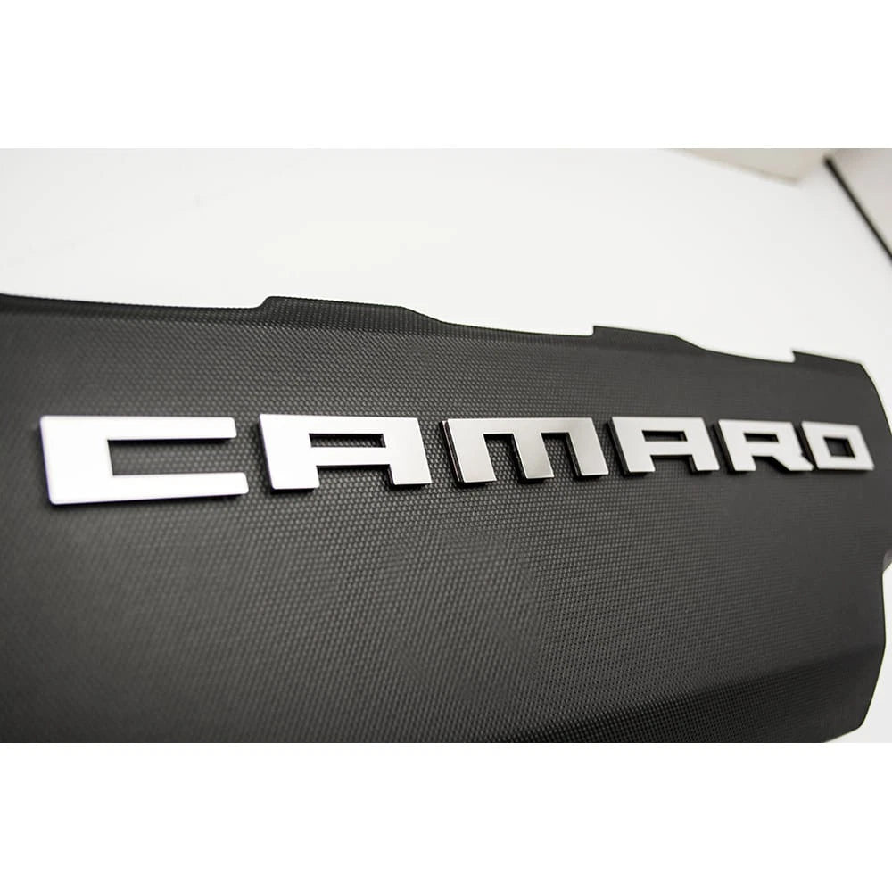 Fuel Rail Letters Polished Stainless Steel for 2016–2019 Chevrolet Camaro SS