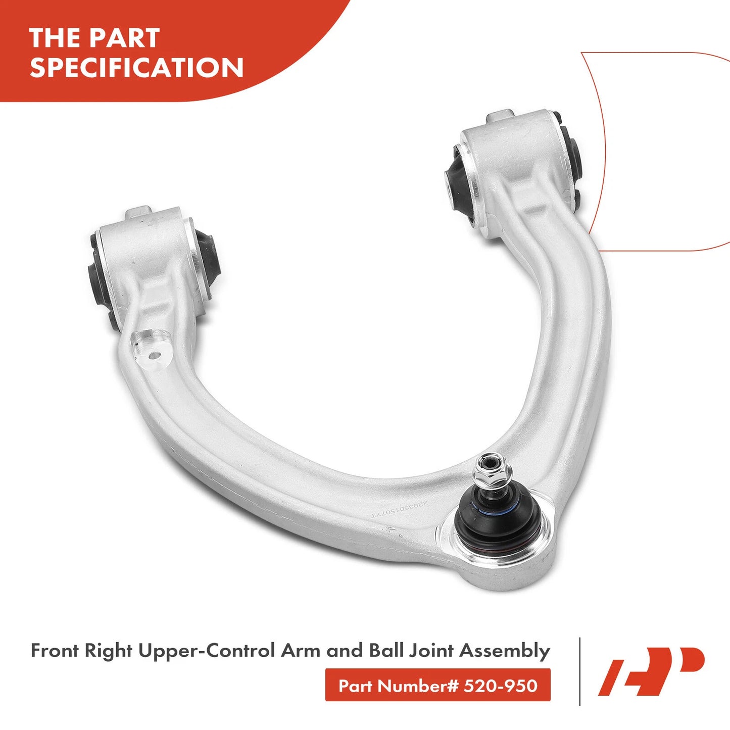 8x Front Control Arm Ball Joint Assembly for Mercedes-Benz S-Class (2000–2013)