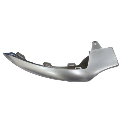Replacement Silver Chrome ABS Plastic Front Passenger Side Bumper Cover Molding