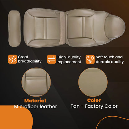 Front Both Side Leather Seat Cover for Ford Excursion Limited (2000–2005)