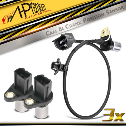 2X Camshaft & Crankshaft Position Sensors for Toyota Corolla Celica