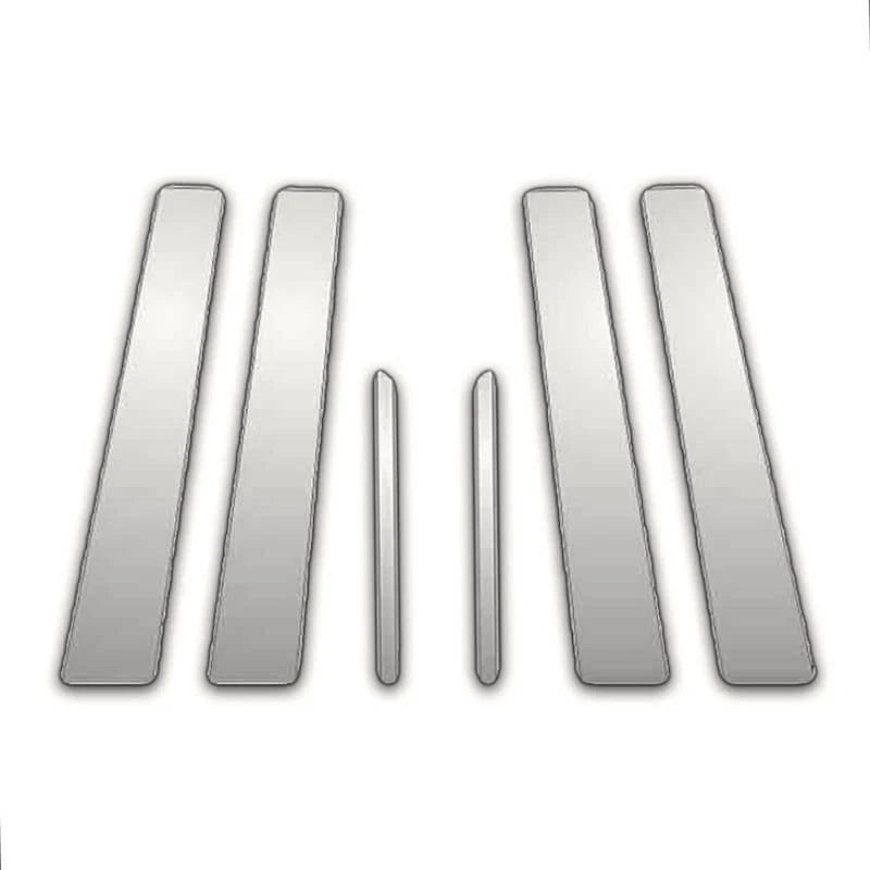 6Pc Chrome Pillar Post Covers Replacement for Toyota Corolla (1998–2002)
