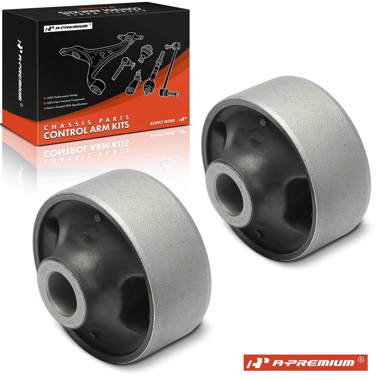 2X Front Lower Rearward Control Arm Bushing for Chevy Cobalt (2005–2010)
