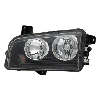 Amber Driver Side Halogen Head Light Assembly for 2006-2007 Dodge Charger