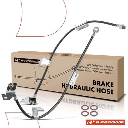 2X Front Brake Hydraulic Hose for Chevy Silverado 1500 (2007–2018)