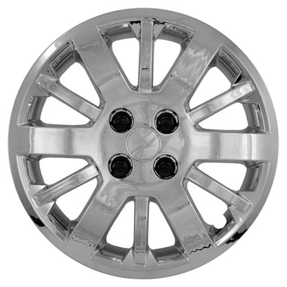 Hub Caps Rim Wheel Covers 15 Inch Chrome 4 Lug Bolt On for G5 Pursuit (2005–2005)