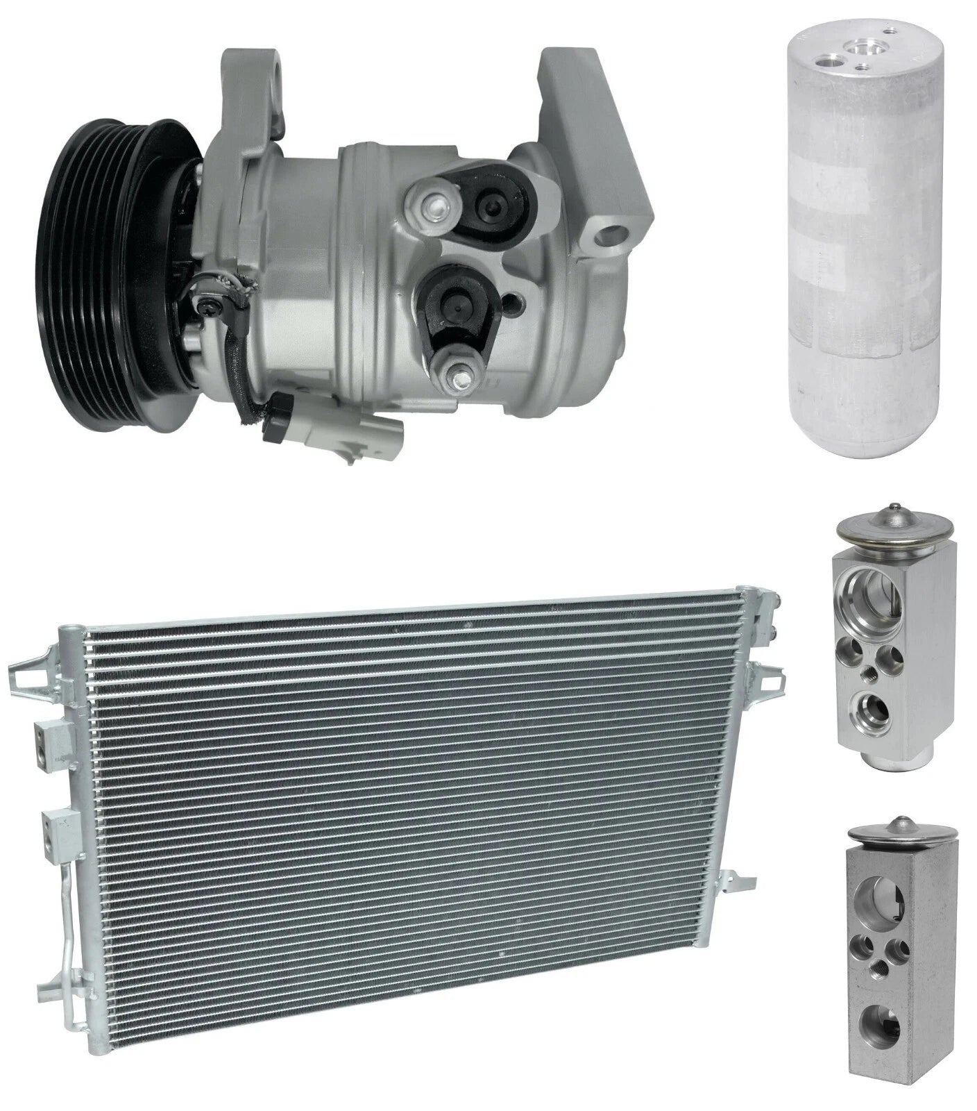 AC Compressor Kit with Condenser for Dodge Grand Caravan 3.3L (2007–2007)