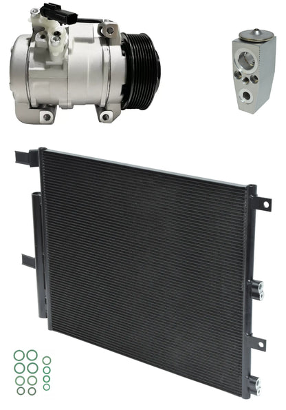 A C Compressor Kit With Condenser for Ram 2500 6.7L Turbo (2015–2015)