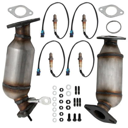 Catalytic Converter & Oxygen Sensor Kit for 3.6L V6 Buick GMC Chevrolet (2012–2017)