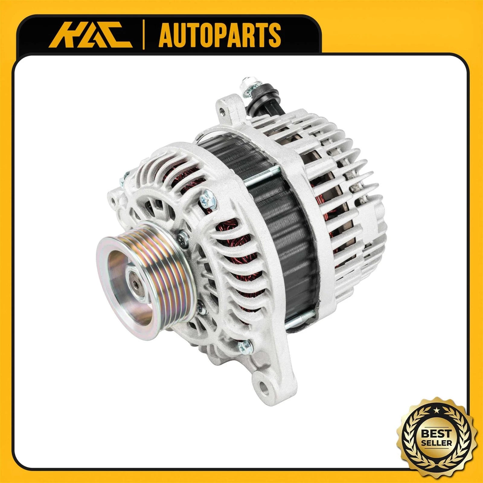 Alternator for Honda Civic HR-V Acura ILX (2012–2015) 12V CW 6-Groove Pulley