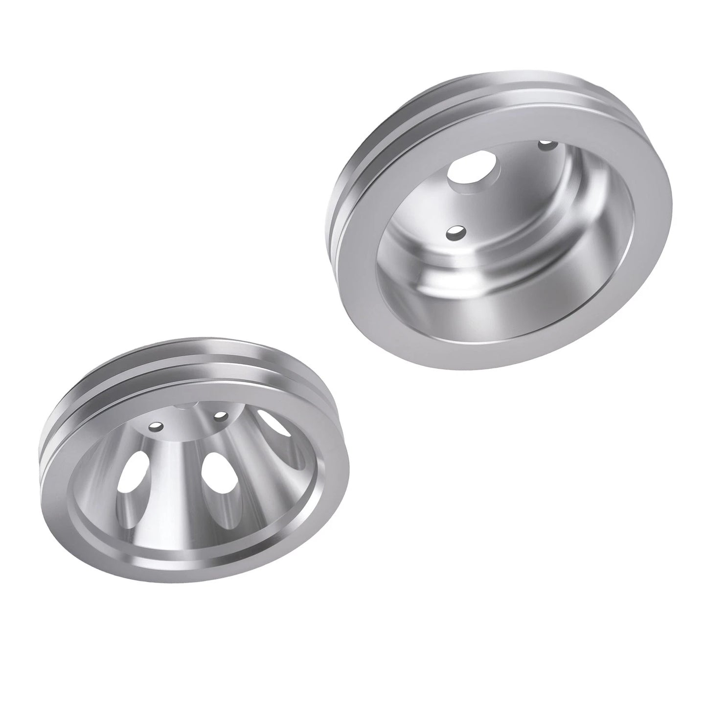 Groove Pulley System for Chevy Small Block SBC (265–400 V8) Aluminum