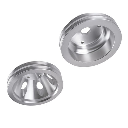 Groove Pulley System for Chevy Small Block SBC (265–400 V8) Aluminum