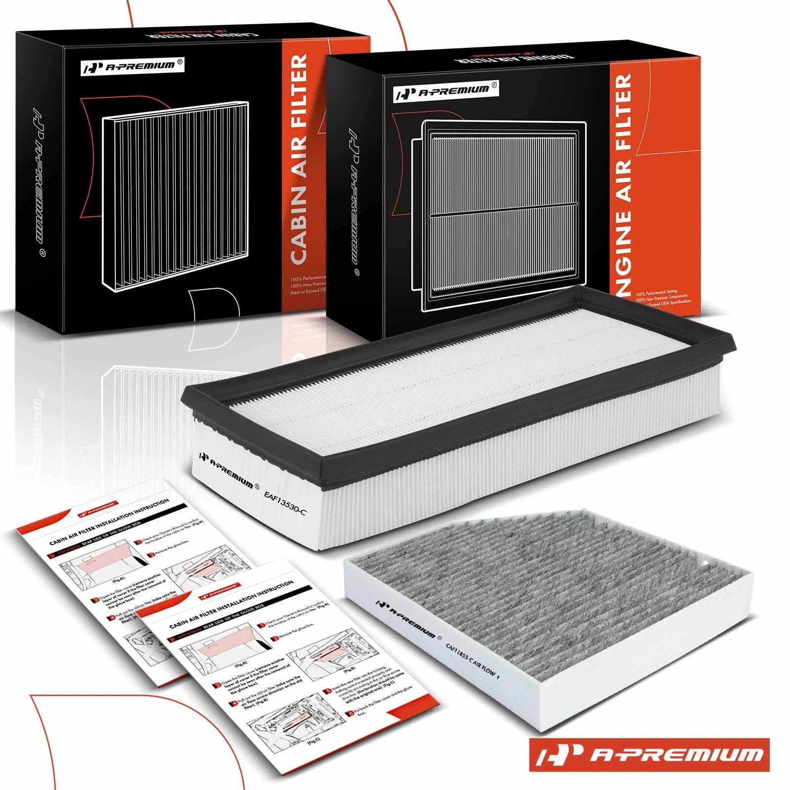 Activated Carbon Cabin Air Filter for Benz W205 C63 AMG (2015–2021)