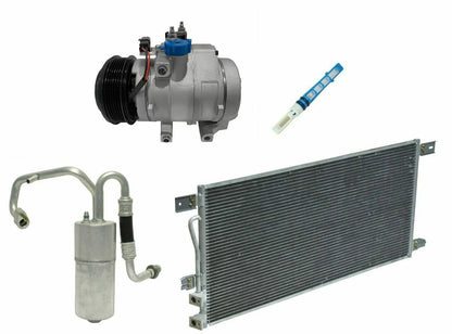 AC Compressor Kit With Condenser for Ford F-450 Super Duty 6.4L (2010)
