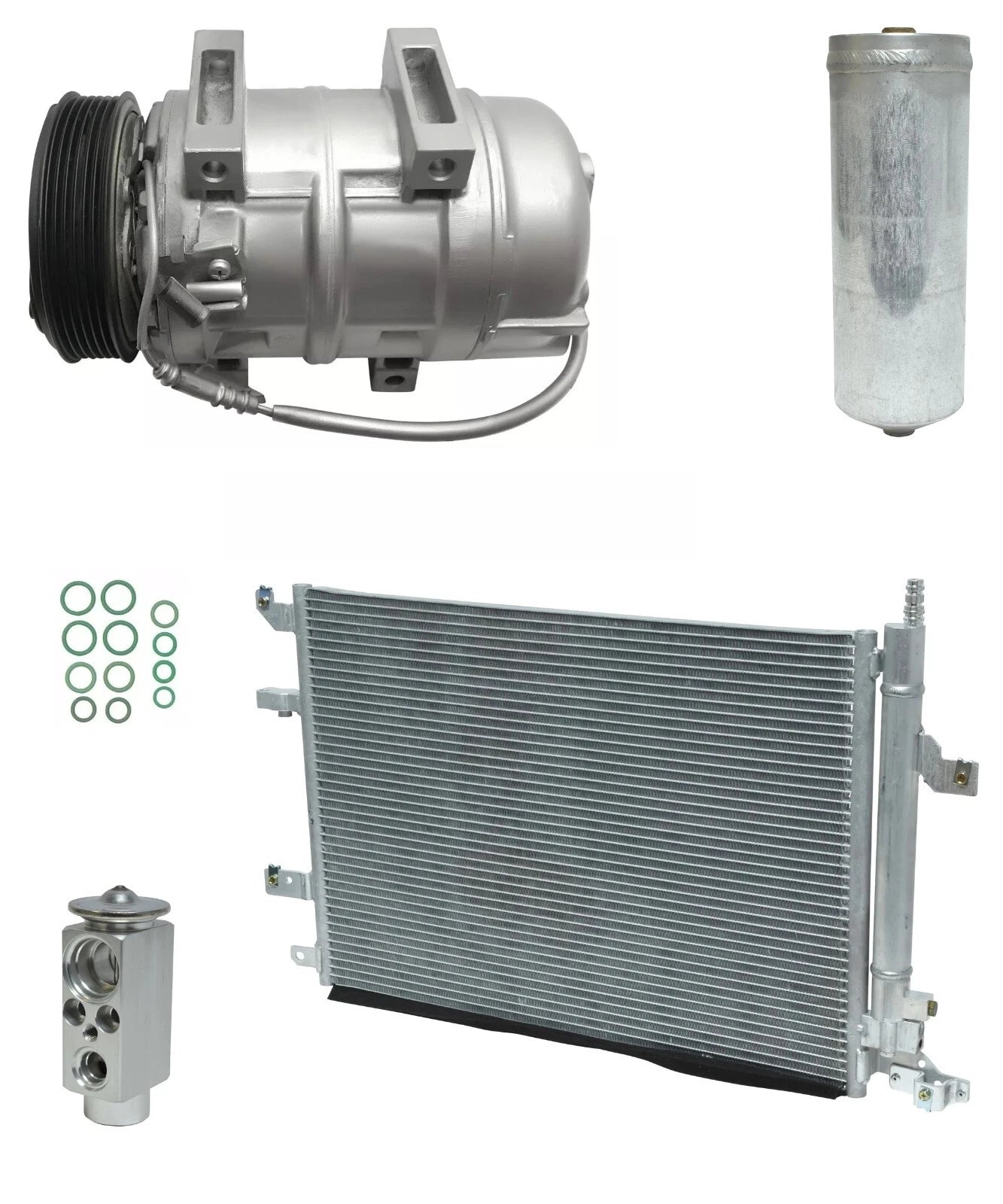 A C Compressor Kit With Condenser for Volvo S80 2.5L Turbo (2005–2006)