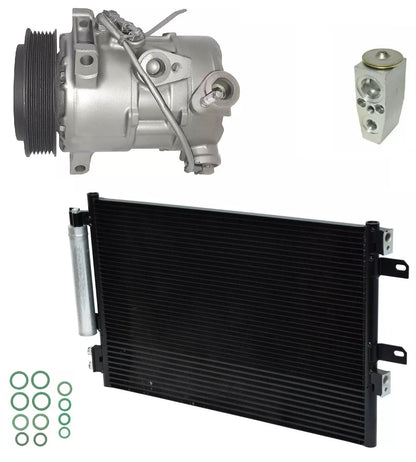 AC Compressor Kit with Condenser for Jeep Patriot 2.0L (2016–2016)