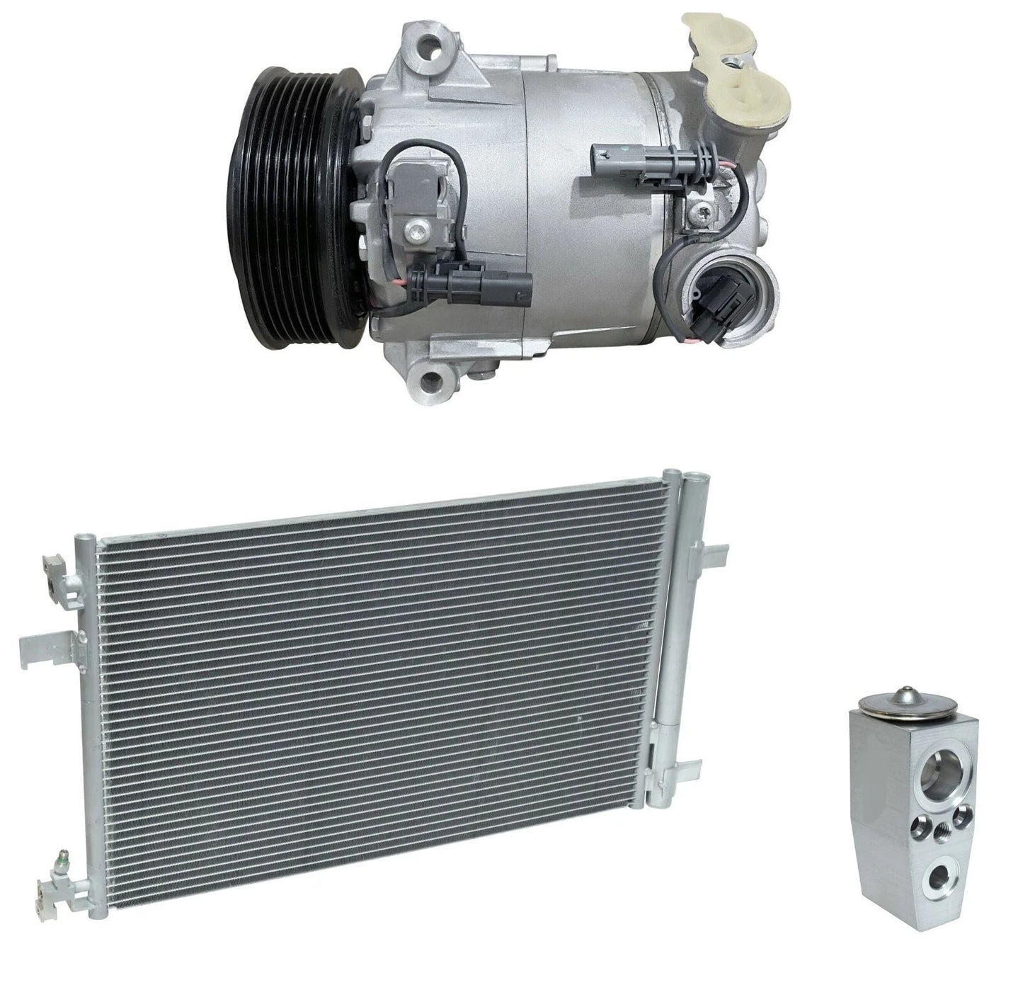 AC Compressor Kit With Condenser for Chevrolet Malibu 2.4L (2013–2015)