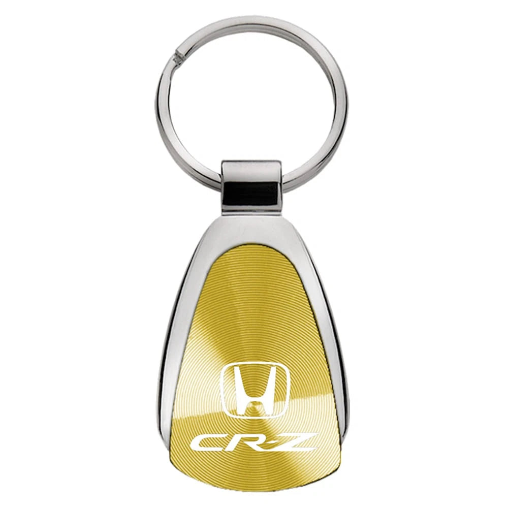 Gold Teardrop Keychain KCGOLD.CRZ - Officially Licensed for Honda CR-Z