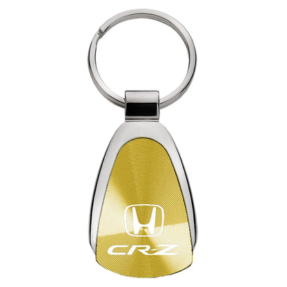 Gold Teardrop Keychain KCGOLD.CRZ - Officially Licensed for Honda CR-Z