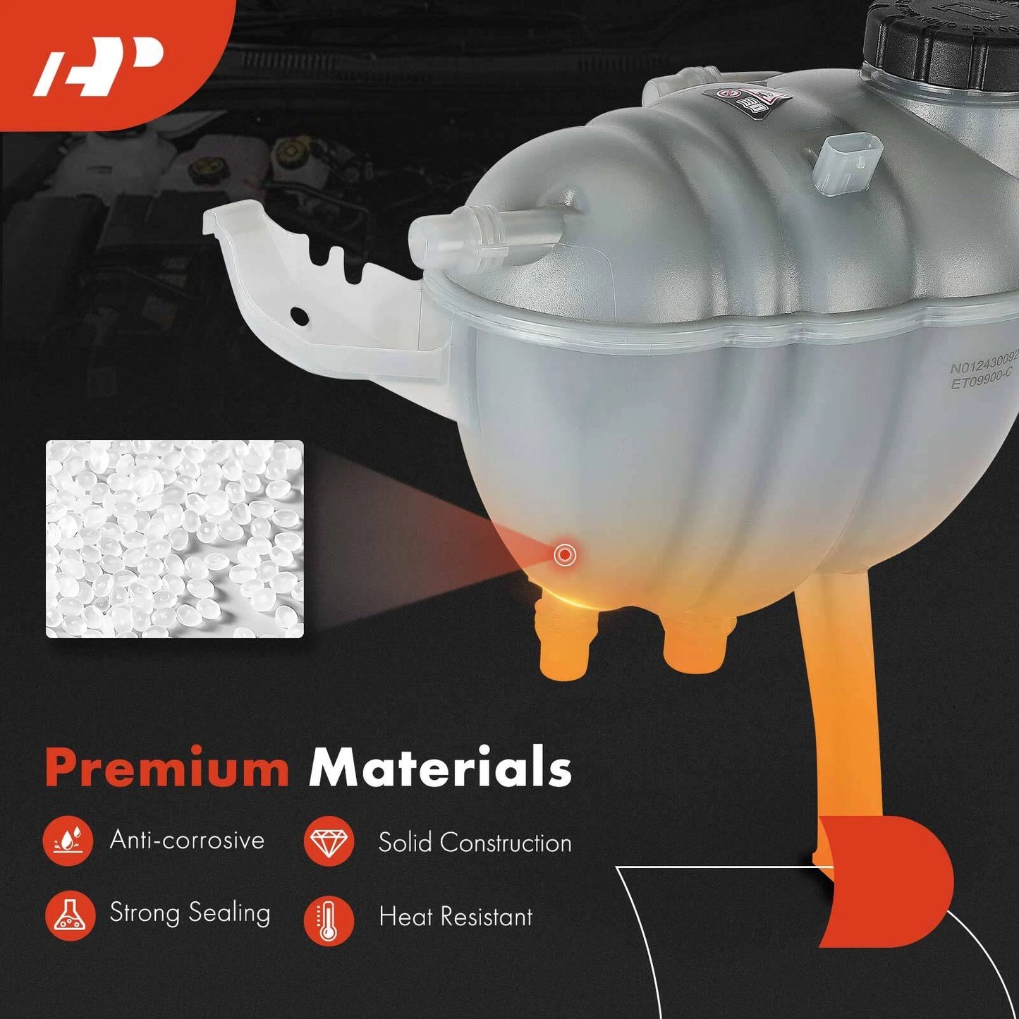 Coolant Reservoir Expansion Tank for Benz GLS450 GLE350 GLE450 GLE580 (2016–2023)