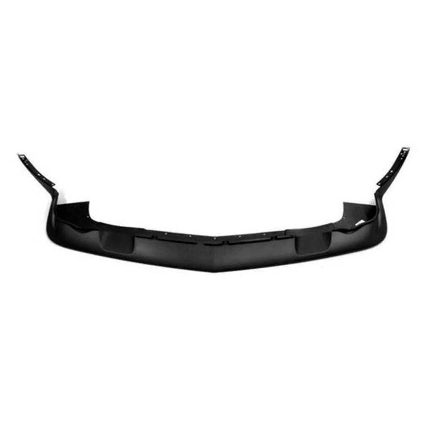Replacement Black Textured Polypropylene Front Lower Bumper Deflector