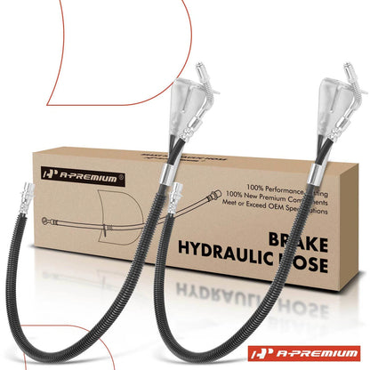 2X Rear Brake Hydraulic Hose for Chevy GMC T6500 T7500 Isuzu FVR (1997–2002)